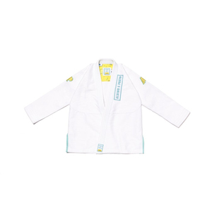 ชุดยูโดบราซิลเลี่ยน BJJ สีขาวขายดี ยี่ห้อ Shoyorol ทรงหลวม ระบายอากาศได้ดี พร้อมปักโลโก้ตามสั่ง ผลิตจากผ้าฝ้าย 100% รุ่น 60 - Product Image 6