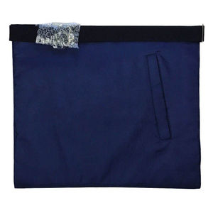 Delantales masónicos de terciopelo de alta calidad con bordado a mano en oro, recién llegados, ajustables, en oferta, de Pakistán. - Product Image 4