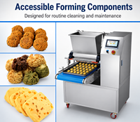 Machine automatique de dépose de biscuits pour éclairs et biscuits danois avec coupe-fil en option