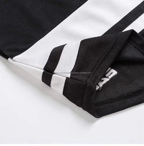 เสื้อกีฬาฮ็อกกี้น้ำแข็งของผู้ชายผ้าโพลีเอสเตอร์พิมพ์ซับลิเมชันผ้าเจอร์ออกแบบได้ตามต้องการ - Product Image 3