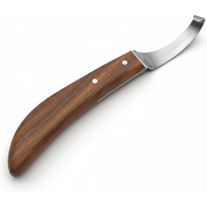 Cuchillos para Pezuñas de Caballos de la Mejor Calidad, Cuchillo de Herrador de Metal Duradero con Mango de Madera para el Cuidado de Caballos - Product Image 1