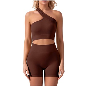 2026 Top High Quality OEM Custom <b>Yoga</b> <b>Sets</b> Sports Bra Gym Top Outdoor Quick-dry Fitness Activewear Short Gym <b>Yoga</b> Shorts <b>Set</b> - Product Image 1