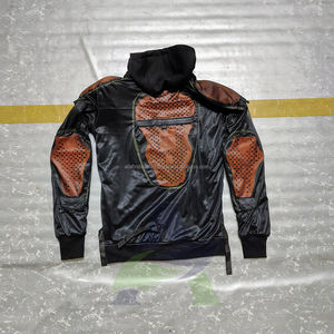 Sweat à capuche de moto imperméable de haute qualité avec doublure renforcée résistante à l'abrasion et anti-coupure, sweats à capuche de motard en kevlar - Product Image 5