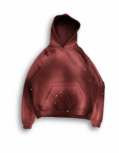 Sudadera con capucha de alta calidad, estilo streetwear, oversize, de algodón grueso, con lavado vintage y efecto ácido, lisa, de forro polar técnico - Product Image 4