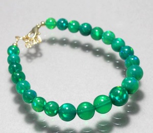 Green <b>Opal</b> Balls Beads Natural Ethiopian Welo <b>Opal</b> 5-8mm For Bracelets Or <b>Necklace</b> Making Available in 8" and 16" inches - Product Image 1