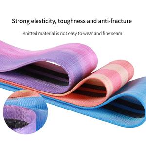 Bandes de Résistance en Tissu Antidérapantes en Gros, Bandes Élastiques Premium pour Yoga et Fitness, Bande de Cercle pour les Hanches Personnalisable, Bande d'Entraînement pour les Fessiers - Product Image 6