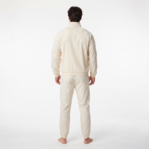 Survêtement pour homme 100% polyester, col rabattable, streetwear, coupe oversize, personnalisable, veste coupe-vent - Product Image 3