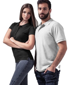 100% Cotton <b>Women's</b> Designer for <b>Polo</b> Shirt Custom Printed Stand Collar Breathable Casual Short Length - Product Image 1