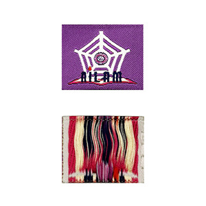 Étiquettes personnalisées de qualité supérieure en tissu damassé tissé, découpées au laser, lavables, rectangulaires, pour vêtements, sacs, avec logo de marque - Product Image 1