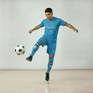 Ensemble de maillots de football respirants personnalisés OEM, maillot de football sublimé, uniforme d'équipe de club, maillot de football classique pour hommes - Product Image 5