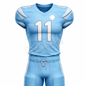 Camiseta de fútbol negra personalizada, nombre del equipo personalizado, cualquier nombre y número, uniforme de fútbol americano, ropa deportiva transpirable de malla para hombres - Product Image 3