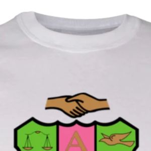 Camiseta Blanca de Manga Larga con Estampado Gráfico de Letras Griegas, Cuello Redondo, Estilo Casual, Ropa Urbana para Uso Diario - Product Image 4