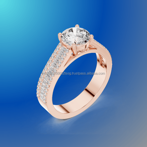 Jewel Cycle 14K Promise Ring para novia | Joyería delicada - Product Image 1