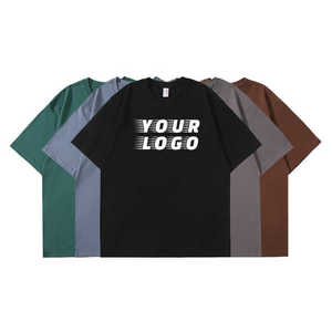T-shirt Homme Personnalisé Surdimensionné Lavé Style Vintage Streetwear Lourd et Uni 100% Coton Coupe Ample – Vente en Gros - Product Image 6