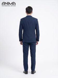 Costume d'affaires pour homme ANIMA BIDV, respirant, de qualité supérieure, anti-rides, professionnel, pour le bureau - Product Image 1