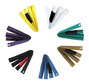 Ceintures de Jiu-Jitsu Brésilien en Spandex/Polyester de Haute Qualité avec Logo Personnalisé Brodé, Ceintures de Karaté BJJ, Kimono de Jiu-Jitsu à Séchage Rapide - Product Image 1
