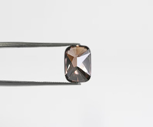 Diamant CVD de laboratoire marron fantaisie taille coussin, provenance ancienne mine, 4.18 CT 11.40 X 8.10 MM, certifié IGI, pour la fabrication de bijoux, OM GEMS - Product Image 3