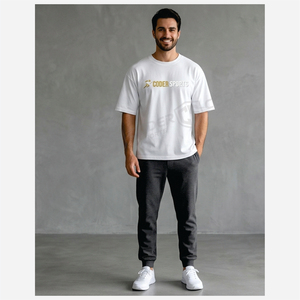 Fabricant pakistanais de vêtements uniques, impression par transfert thermique intégral sur t-shirt avec logo personnalisé, services OEM, jersey en coton - Product Image 3