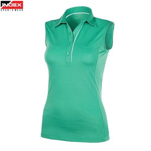 Polo sans manches haute performance pour femmes, idéal pour le golf et les sports de plein air - Product Image 1