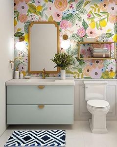 Tapis de salle de bain en polyester de luxe au design personnalisé, antidérapant, moelleux, pour le salon - Product Image 5