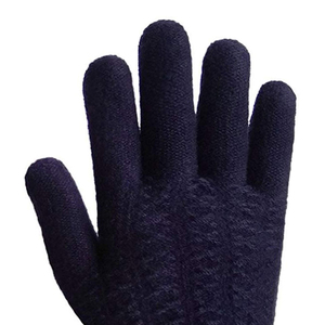 Gants thermiques tricotés d'hiver, longueur poignet, en coton et élasthanne, décontractés, pour usage extérieur, unisexes, chauds, extensibles, séchage rapide, transfert de chaleur - Product Image 1