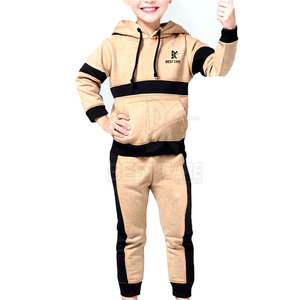 Conjuntos Deportivos Juveniles Elegantes de Algodón con Diseño Sólido, Servicio OEM, Material Transpirable, Sudadera para Niños con Tela Suave - Product Image 4