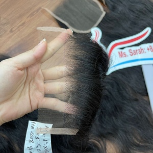 ผลิตภัณฑ์ที่ดีที่สุด ผมตรงแบบหยักศก สำหรับต่อผมแบบ HD Lace Closure  แบบ Super Double Drawn ผมเวียดนามแท้ 2x6 4x4 5x5 7x7  แบบเย็บด้วยเครื่องจักรสองชั้น - Product Image 1