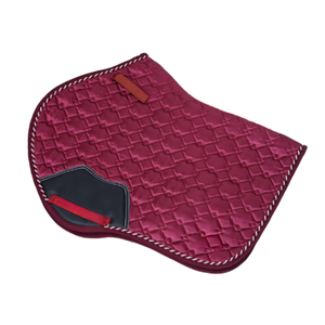 Tapis de selle de luxe matelassé pour cheval avec bonnet d'oreille assorti – Équipement d'équitation - Product Image 2