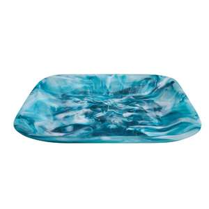 Classic Durable Eco-Friendly Hand-painted Traditional Decorative <b>Epoxy</b> Resin Tray and Home & Restaurant <b>Table</b> Decoration - Product Image 2