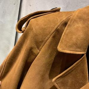 Custom High Quality Bulk Women's <b>Suede</b> Leather <b>Jackets</b> Winter Breathable <b>Suede</b> Leather <b>Jacket</b> - Product Image 3