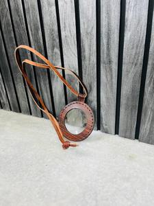 Loupe en cuir artisanale avec cordon en cuir |   Loupe d'inspection en cuir naturel - Product Image 3