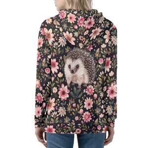 Hoodie long pour femme, résistant au vent, élégant, confortable, sublimation, polyester respirant, professionnel, hiver, automne - Product Image 2