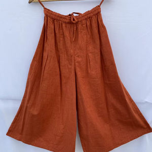 Pantalones Casuales de Algodón para Mujer, Pantalones de Verano hasta el Tobillo, Estilo Plano para Vacaciones, Fabricante Mayorista - Product Image 1