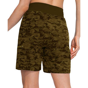 กางเกงขาสั้นผู้หญิงขายดี กางเกงวิ่งฤดูร้อน ออกแบบโลโก้ได้ตามต้องการ เนื้อผ้านุ่ม กางเกงขาสั้นทรงหลวมสำหรับผู้หญิง สั่งทำลายพิมพ์แบบ Sublimation ได้ - Product Image 2