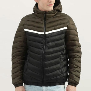 2025 Breathable Best Design Good Quality Customized Color Canvas Thin Stand Collar Puffer <b>Jackets</b> Factory Made Hot Sale - Product Image 1