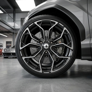 Jantes en aluminium haute performance Jihoo de 14/<span class=keywords><strong>15</strong></span> <span class=keywords><strong>pouces</strong></span> 4x100 noires/gunmetal pour <span class=keywords><strong>Renault</strong></span> - Product Image 2