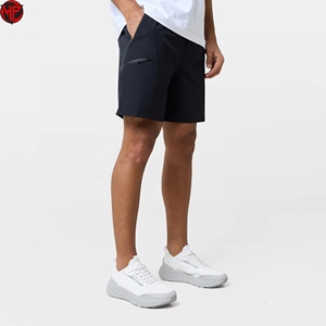 Pantalones Cortos Deportivos para Hombre de Secado Rápido, Resistentes al Agua, Cintura Media, Cierre con Cordón, Bolsillo con Cremallera, 92% Poliéster, Diseño Personalizado para Actividades al Aire Libre - Product Image 3