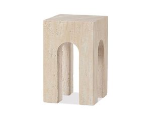 Latest Travertine <b>Side</b> <b>Table</b> Metal Pedestal Base Luxury Stone Furniture For Home Hotel Decor Export Bulk Use Sale <b>Set</b> Premium X - Product Image 5