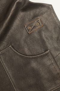 Delantal de Trabajo de Cuero para Soldadura, Impermeable, Ignífugo y Resistente al Calor, de Alta Resistencia - Product Image 5