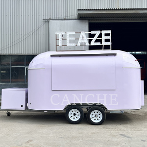 Certificación DOT/CE, coche de comida, furgoneta, camiones de comida con horno de remolque, barra móvil, remolques, remolque de pizza, camión de comida - Product Image 2