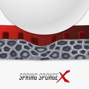 OFERTA: Goma de tenis de mesa Glazer 09C Japan 06110 con esponja de resorte X de alta tensión, adherente y con giro y velocidad optimizados - Product Image 5