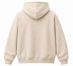Sudadera con capucha de forro polar rosa de alto gramaje personalizada para hombre y mujer, con estampado gráfico de calavera empalmado, estilo oversize, streetwear, con diseño de esqueleto - Product Image 4