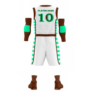 Último Estilo en Equipaciones de Baloncesto para Uso en Exteriores, Transpirables, que Absorben la Humedad, de Secado Rápido, Material Suave, Ropa Deportiva, Logotipo Personalizado, Entrenamiento - Product Image 3