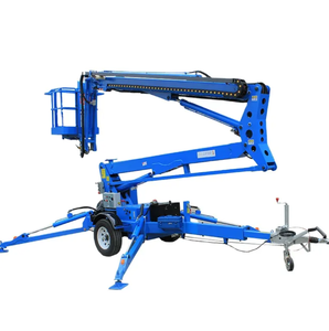 Plataforma Elevadora Hidráulica de 12m, 16m, 18m, 24m, Tipo Remolque, con Estabilizadores, para Uso en Exteriores, Precios con Descuento - Product Image 5