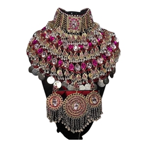 Parures de bijoux afghans très demandées, haute qualité, 100 % style vintage, en acier inoxydable, pour mariages et fêtes, faible MOQ et prix pour adultes - Product Image 1