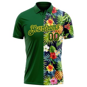 Camiseta Polo con Estampado por Sublimación, Diseño Floral Tropical, Secado Rápido, Transpirable, Camisetas Polo Deportivas para Hombre y Mujer - Product Image 5