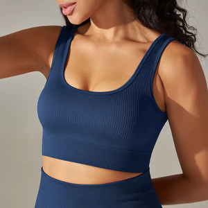 New Fixed Chest <b>Padded</b> Breathable Women Sports Bra Comfortable <b>Cool</b> No Underwire Sports Bra Gather Large Size Women's Bra - Product Image 5