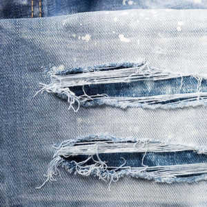 Wholesale Casual Denim Pants Long Straight Pants <b>Men</b> Slim Fit Stretch Streetstyle <b>Ripped</b> <b>Jeans</b> for sale - Product Image 5