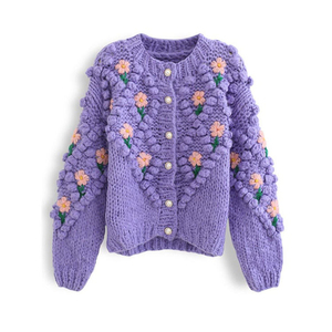 Cárdigan Largo de Punto para Mujer, Frente Abierto, Suave, Cálido, Informal, Cómodo para Uso Diario, Otoño Invierno, Suministro de Fábrica Personalizado - Product Image 1