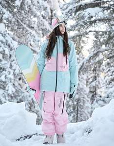 Pantalones de esquí holgados personalizados de alta calidad, impermeables 10K, calefactables, ecológicos, cortavientos, tallas grandes, ajuste holgado - Product Image 3